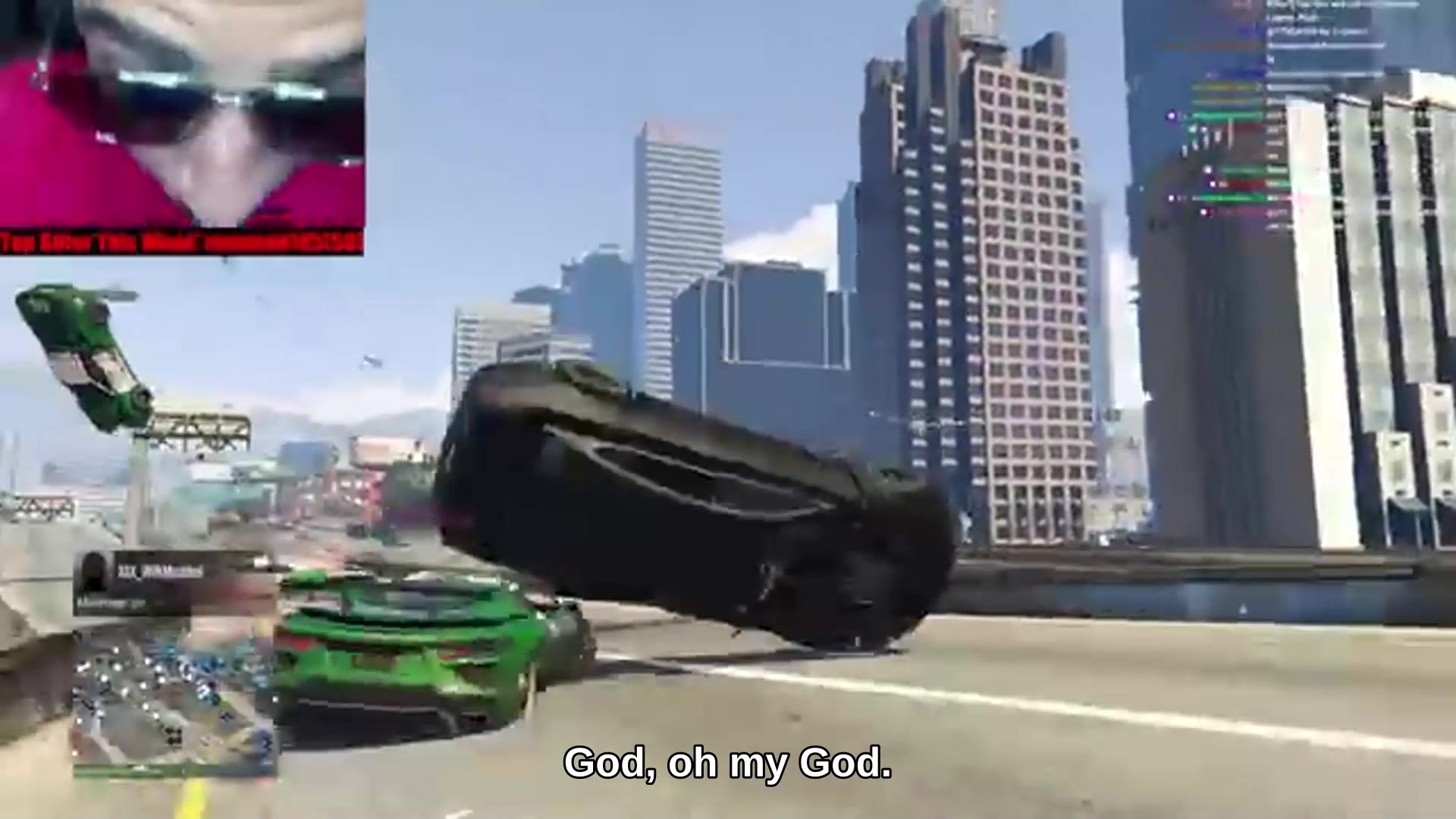 Green Car LAUNCHES Over Traffic 🔥 by E2E Hook