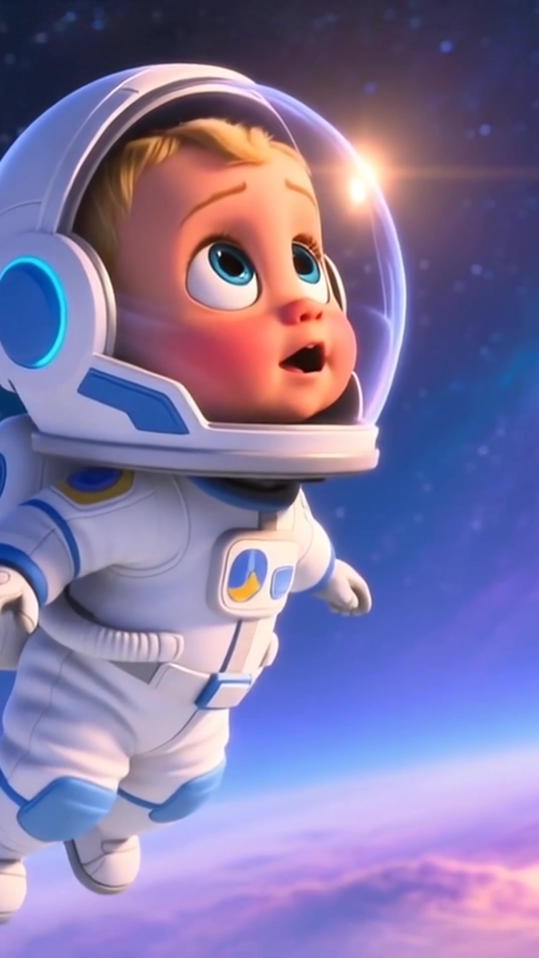First Time Seeing Space ❤️✨ by Mike Knight